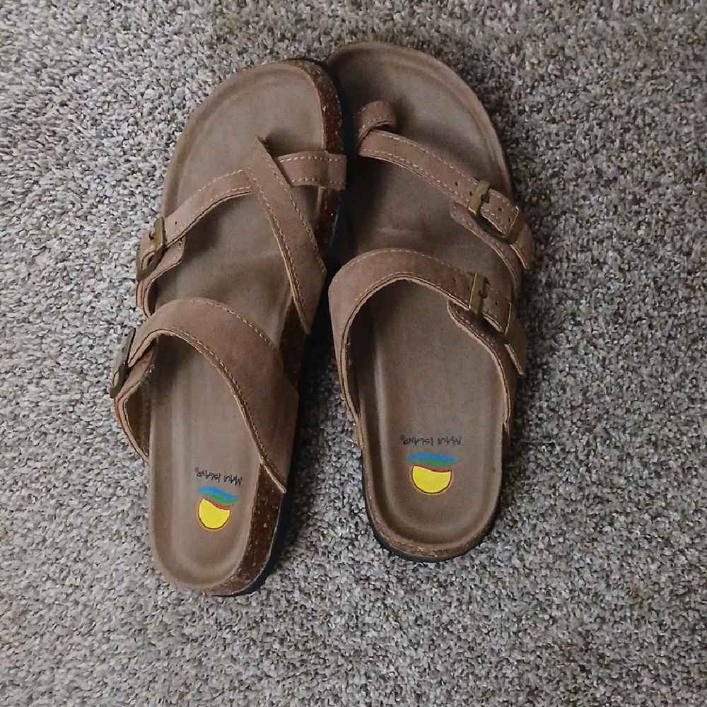 Mia Amore Brown Women's Sandals